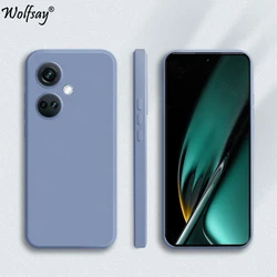 Sleek Anti-Knock Liquid Silicone Back Case in Candy Color for Oppo K11 (Lavender Grey)