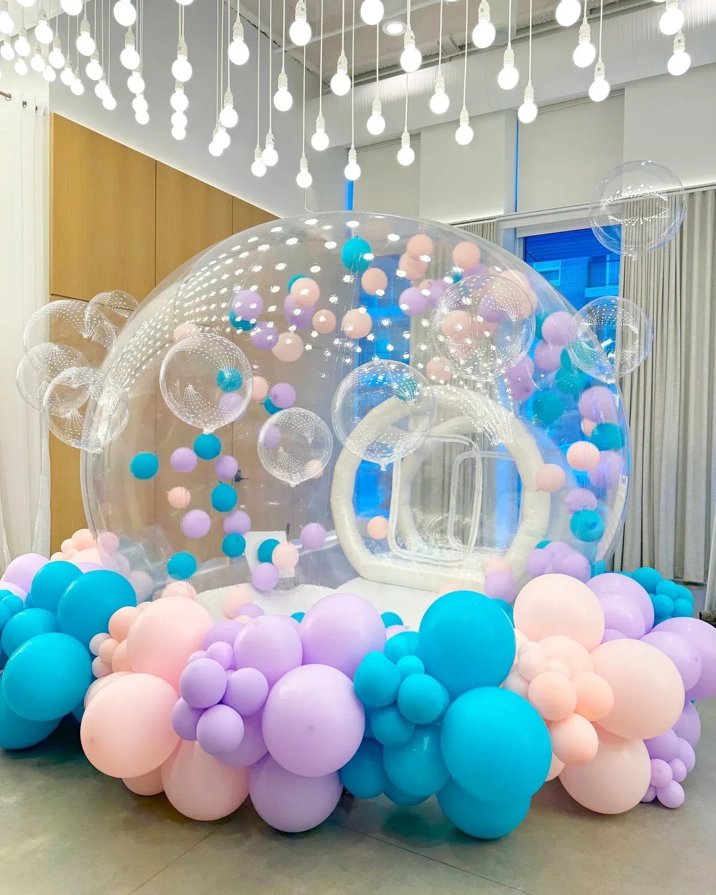 Inflatable Bubble House Clear Dome Tent For Wedding /Birthday/gender reveal  Party Event Photography Background Children's toys - AliExpress, image size:1440x1800