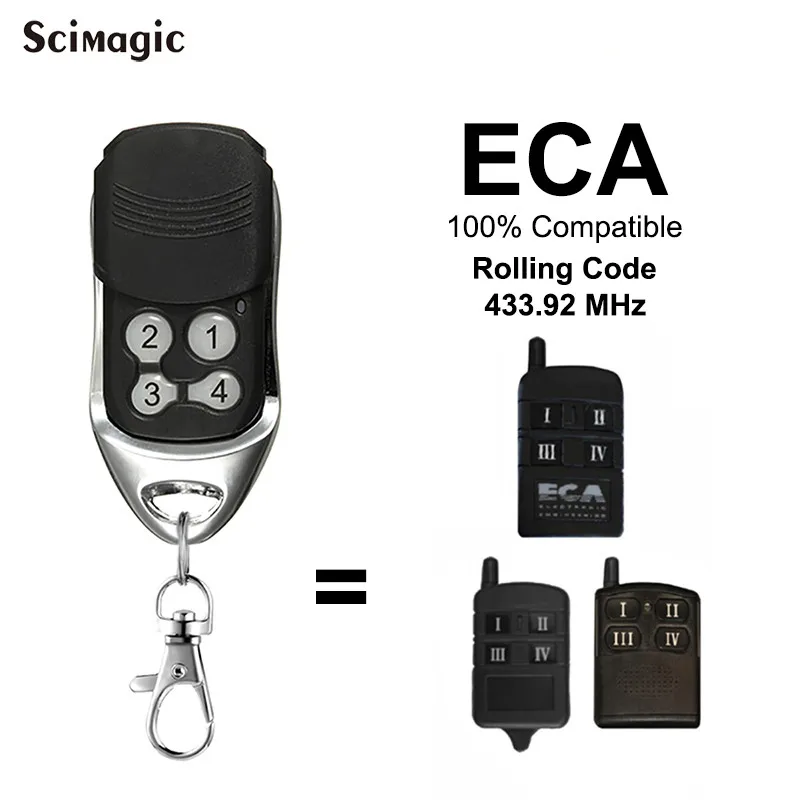 

For ECA 81CR 82CR 84CR ARC-6 Garage Door Remote Control ECA 433.92mhz Rolling Code Command Transmitter