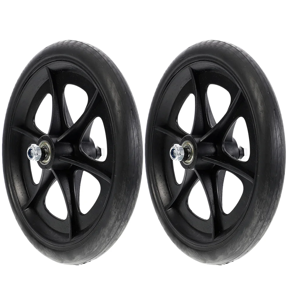 

2 Pcs Wheelchair Front Drive Walker Wheels Replacement 6 Inch for Stainless Steel
