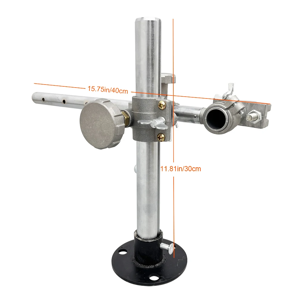 30*33cm/ 60*50cm Mini Welding Torch Holder Support Gun With V Clamp Mountings Stand TIG Welding Positioner Turntable Accessories 6