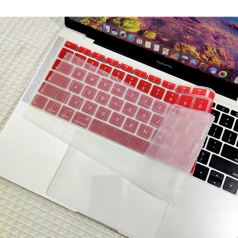 Color Keyboard Cover For Macbook Air M2 13.6 2022 Macbook Pro 13 Keyboard Case For Macbook 16 15 14 13 12 11 Inch Keyboard Cover