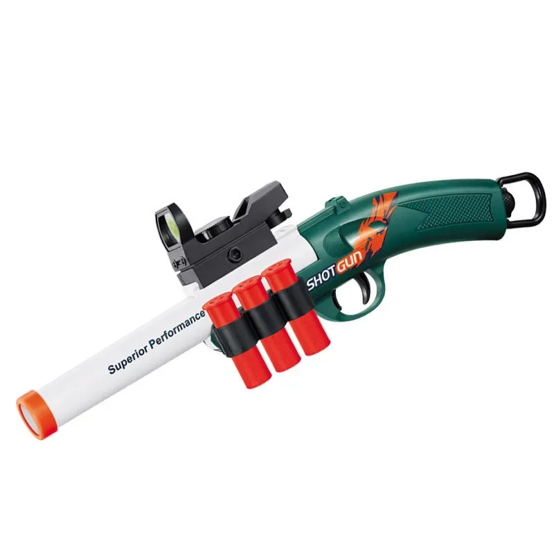 2024 S686 Shotgun Shell Eject Toy Gun Soft Bullet Airsoft Launcher Outdoor Sports Pistola Shot Gun Weapon for Children Boys Gift 5