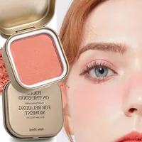 Monochrome Mousse Blush Palette Long-lasting Tin Box Blush Mud Cream Cheek Matte Peach Rouge Contour Tint Korean Girls Makeup 1