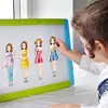Magnetic Doll Dress Up Kits Reusable Sticker Dress Up Doll Activity Book Doll Pretend Play Toy For Kids Aged 3 To 12 Birthday 4