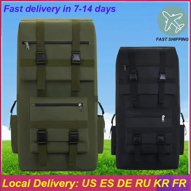 

Outdoor Tactical Rucksack Luggage Bag Sports Mountaineering Hiking Bags 120L Camouflage Tactical Knapsack Hiking Army Military