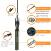 Fitness Jump Rope, anti-tangle racing rope, aluminum alloy handle, buckle design can switch 3.0-5.0 different weight rope 5