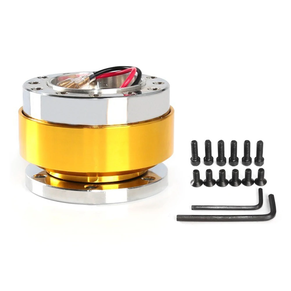 Car Modification Quick Release Steering Wheel Hub Adapter 6 Hole Snap Off Boss Kit Aluminium steering wheel adapter