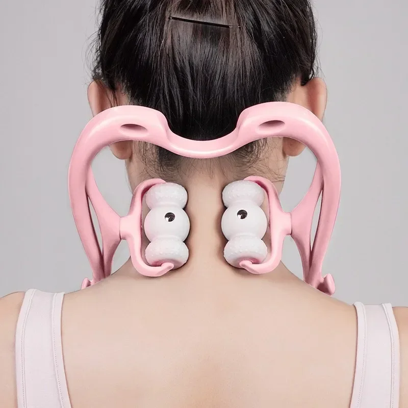 360 Degree Neck Roller Neck Massager For Pain Relief Deep Tissue With 96 Pressure Point Neckbud For Shoulder Waist Leg Foot