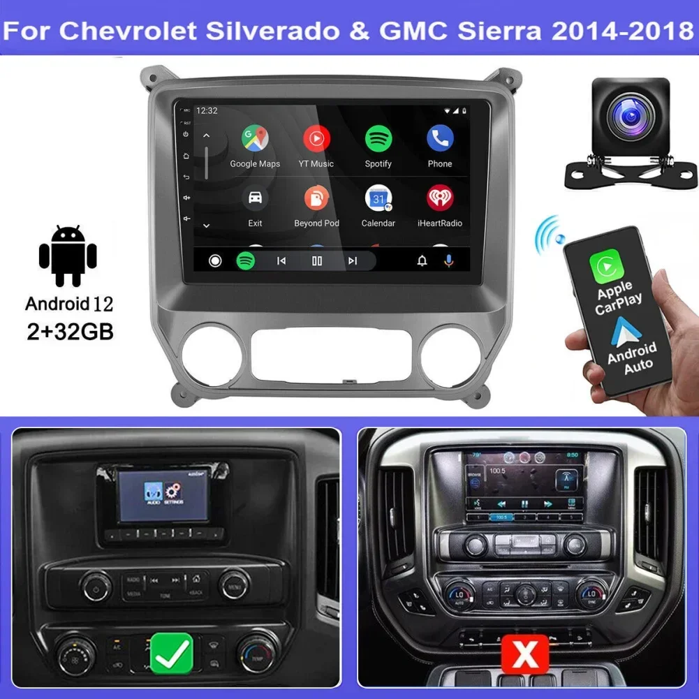 Car Radio Multimedia Stereo Player WiFi GPS Navigation