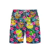 Cartoon Cute Pineapple 3d Printed Shorts For Men Fruit Watermelon Casual Beach Shorts Quick Dry Fashion Streetwear Short Pants 1