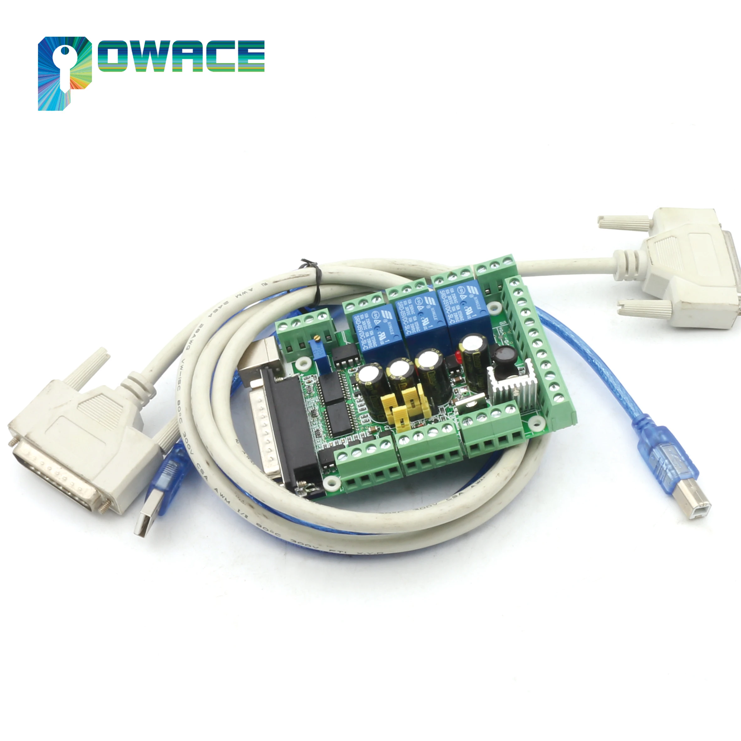 LPT Port MACH3 A145 Breakout Board 4 Axis Controller CNC Lathe