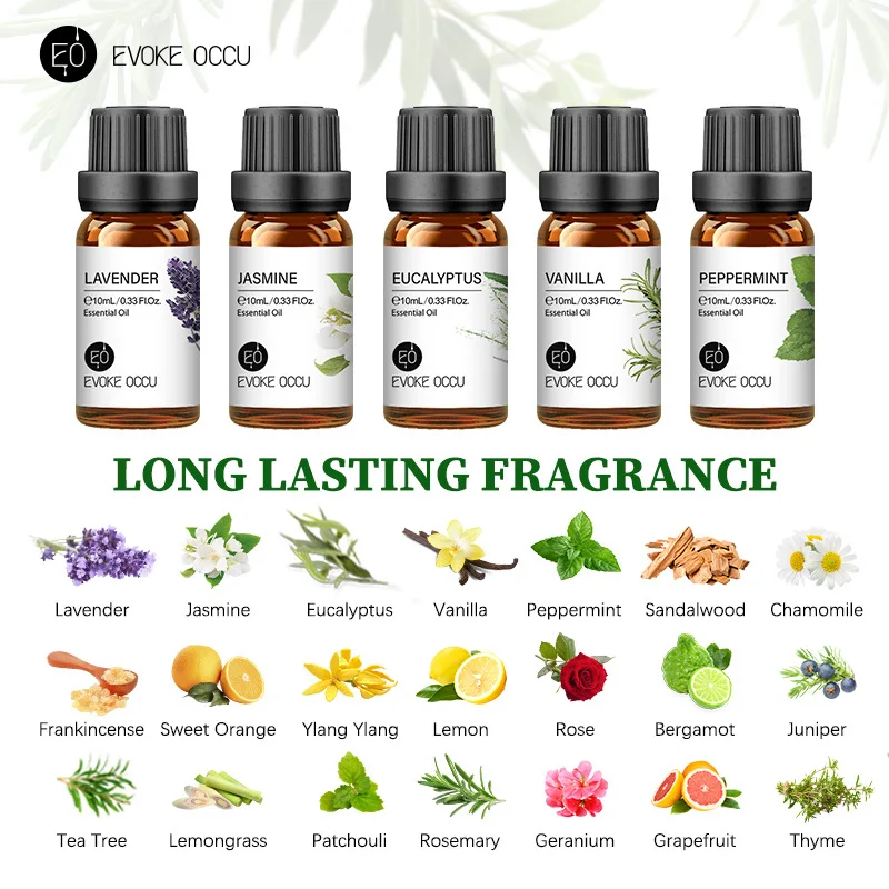 10ml Fragrance Oils Pure Undiluted Strong Smell for DIY Candle Soap Bath Home Hotel Diffuser Humidifier Candle Fragrance Oil fragrance oil