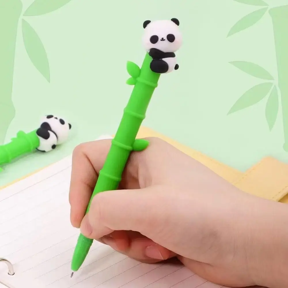 

Quick-Drying Neutral Gel Pens Creative Black Ink Writing Smoothly Ballpoint Pen 0.5mm Panda Signature Pen Student