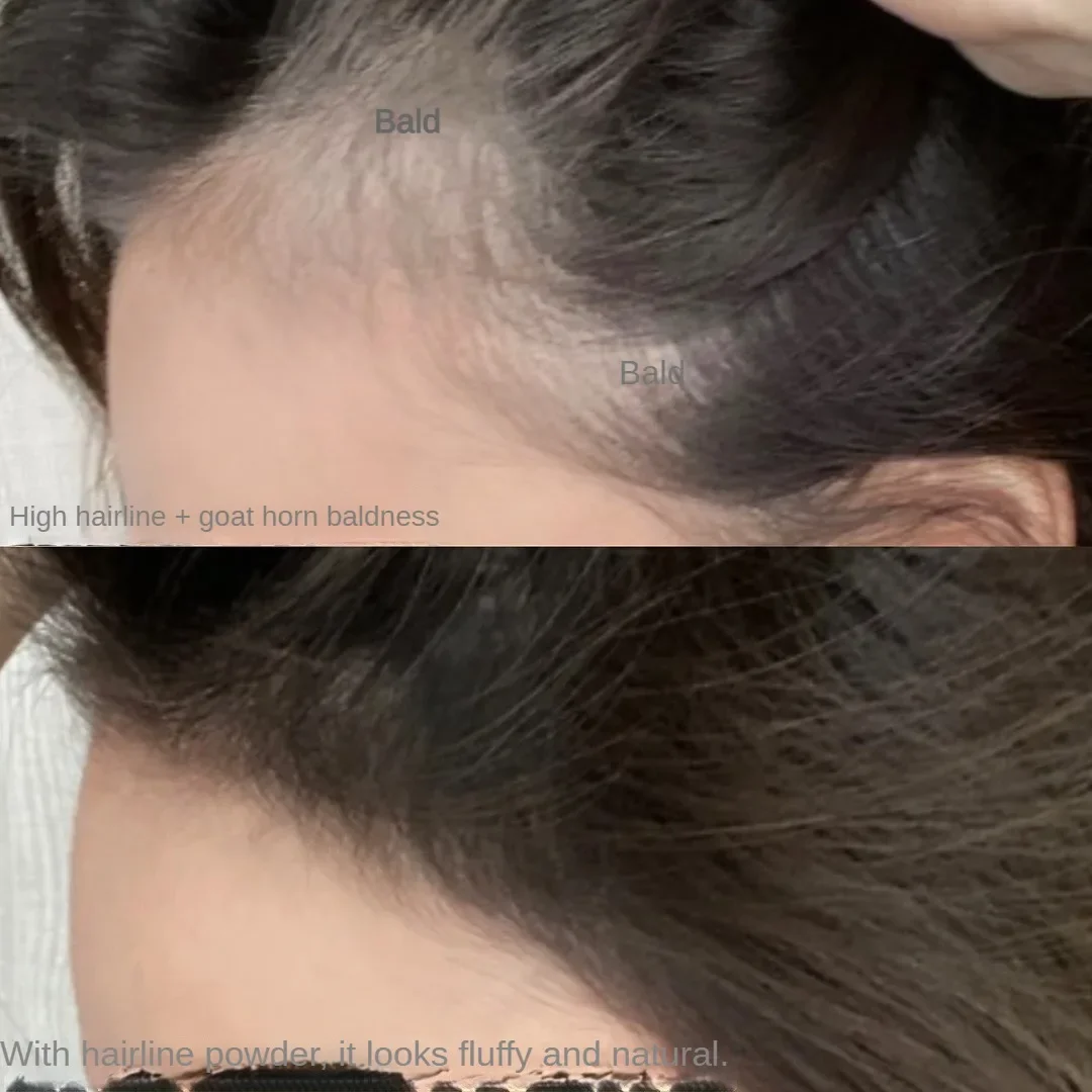 Gegebear hairline powder waterproof anti-sweat filling artifact replacement seam modification cover powder shadow natural repair 4