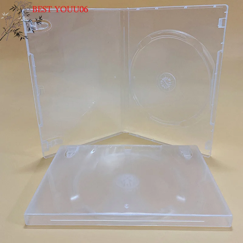 투명 바닥 CD 박스 빈 CD 케이스 PP 플라스틱 밀키 투명 CD 케이스 CD 케이스 용량 1디스크