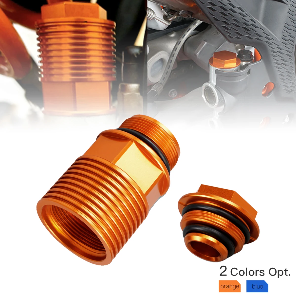 Brake Reservoir Extender For KTM 2004-EXC 300 EXC EXC-F XC-W XC SX SX-F SMR 125 250 300 350 400 450 500 Rear Brake Fluid Reservoir Extender Cap