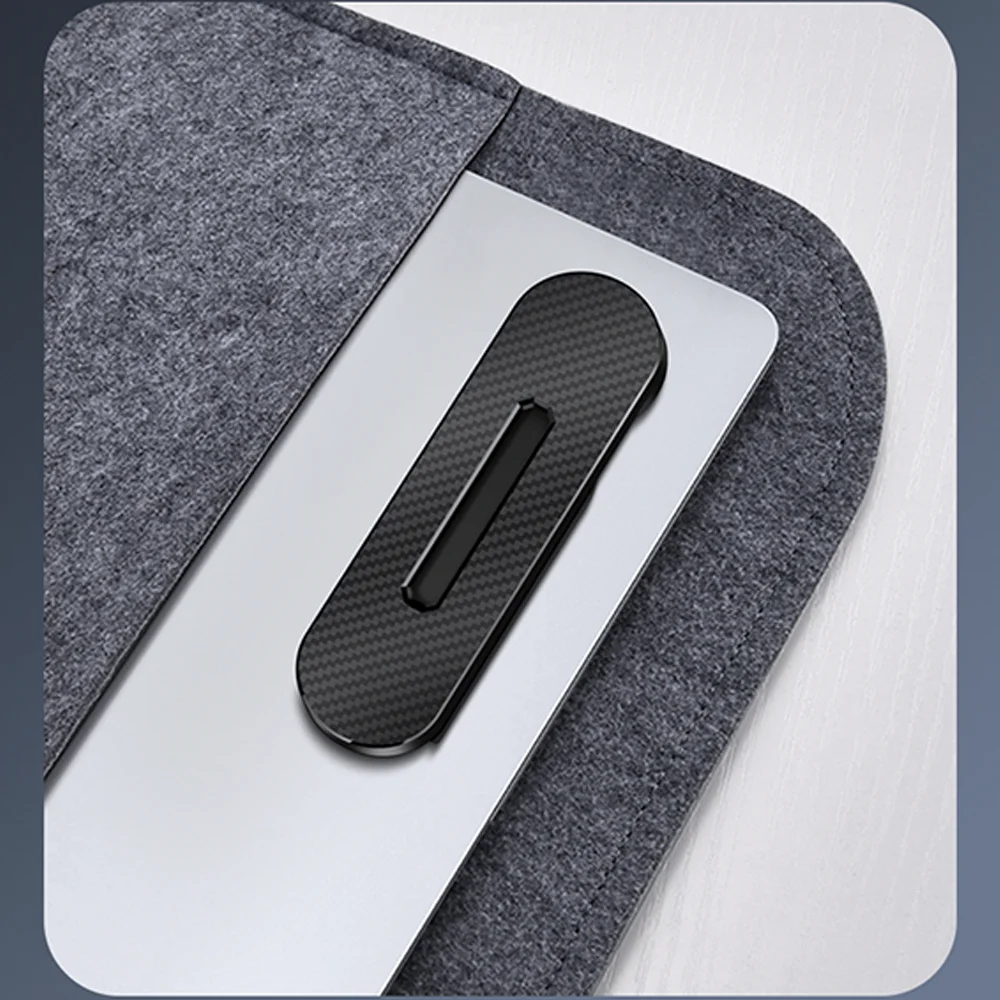 Laptop Screen Expand Magnetic Phone Holder Stand Folding Side Dual-Screen Mount for iPhone 13 14 Pro Max Xiaomi Huawei Bracket mobile phone stand laptop stand