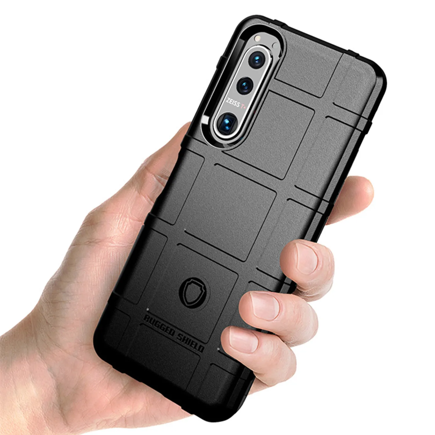 Armor Shield Anti-Knock Matte Back Cover for Sony Xperia 5iii - Durable Rubber Phone Case