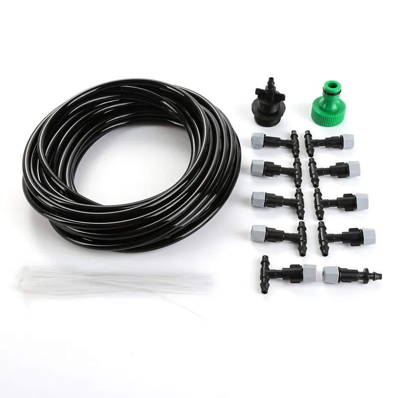 10M Outdoor Water Misting Cooling System Plants Sprinkler Moisturizing Dust Removal Fogger Garden Supplies Irrigation Tool 6