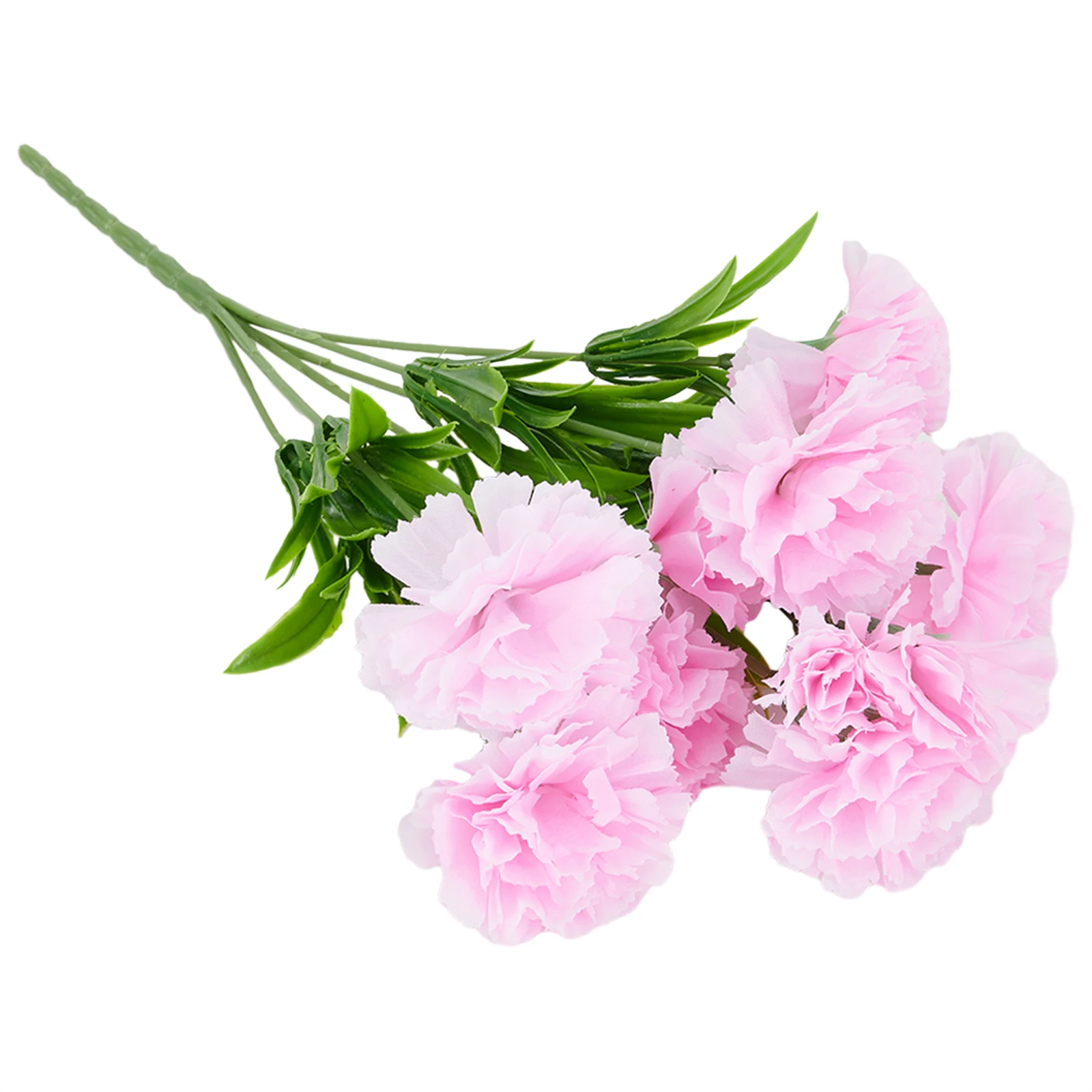 

11Head Carnation Artificial Flowers Plastic Fake Plants Simulation Home Garden Bouquet Party Wedding Ceremony Decor