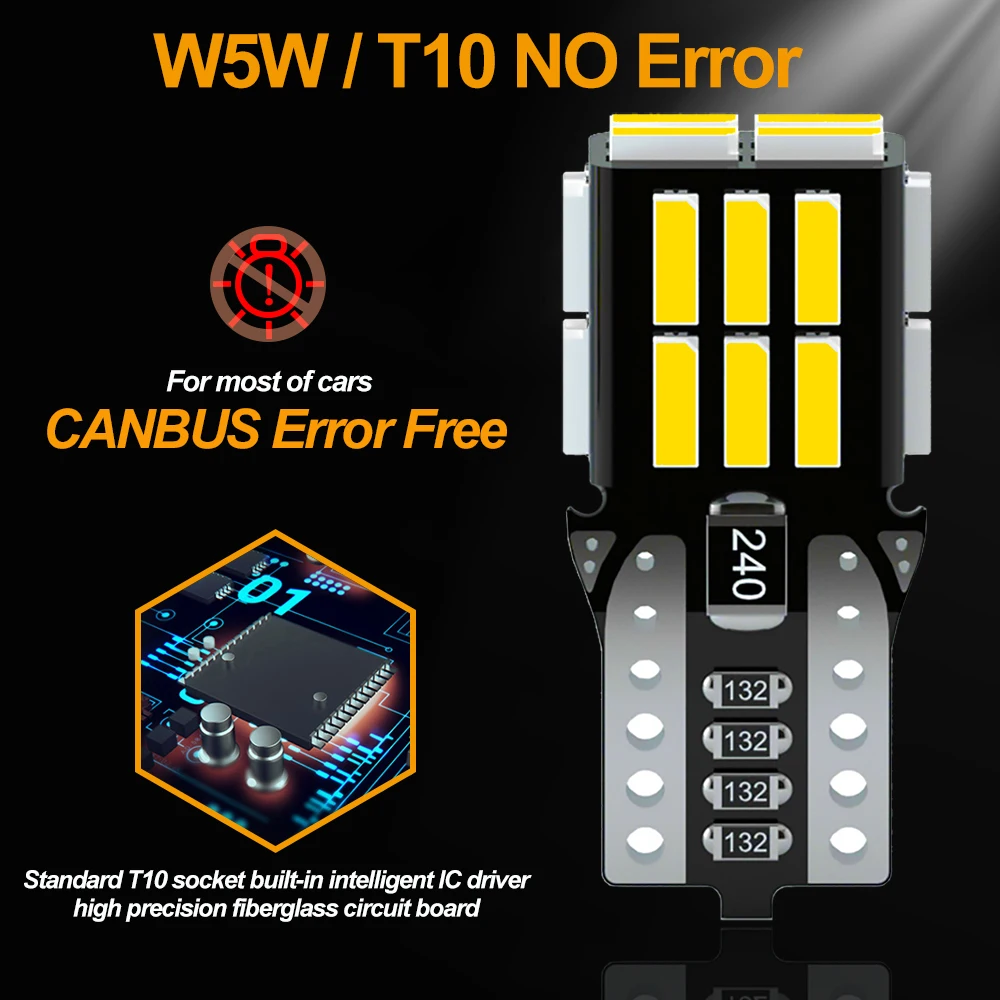 ڵ ׸  , 4014 SMD Canbus  , 12V 194 168   , ڵ ȣ  LED, W5W T10, 2/4 