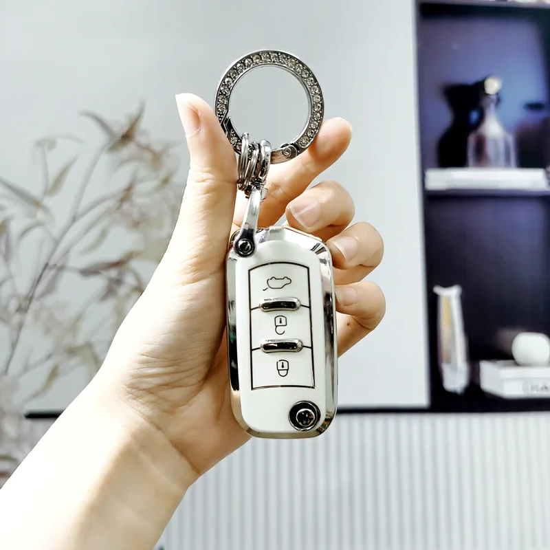 Tpu Car Flip Remote Key Case Cover Shell Holder Fob Portachiavi Per Gac Trumpchi Gs3 Gs5 Gs6 Gs4 Gs7 Gs8 M6 M8 Ga3 Ga4 Ga5 Ga6 Ga8
