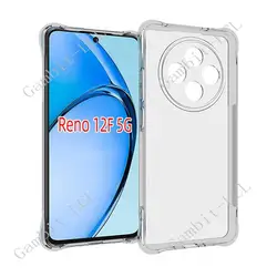 Custodia per telefono in silicone rinforzato e anti-shock per OPPO Reno12 - Cover posteriore protettiva in TPU morbido
