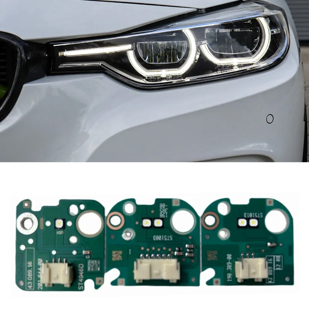 LED Boards For 2018 2017 BMW F30 F31 F35 330i 340i LED Headlight Daytime Running light DRL Module White Lightsource Super Bright