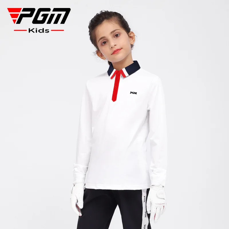 Golf Children's Wear College Tshirt Shirts Golf Trainning Shirts Golf Girls Long