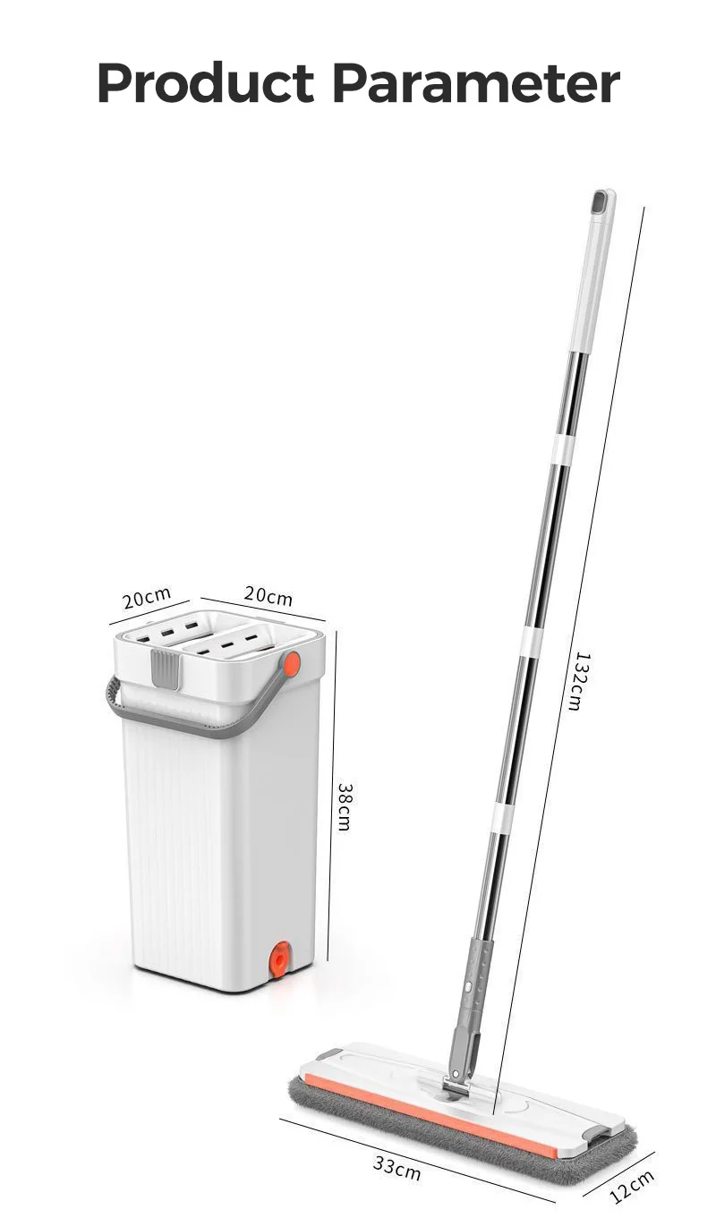 Self-wringing bucket system