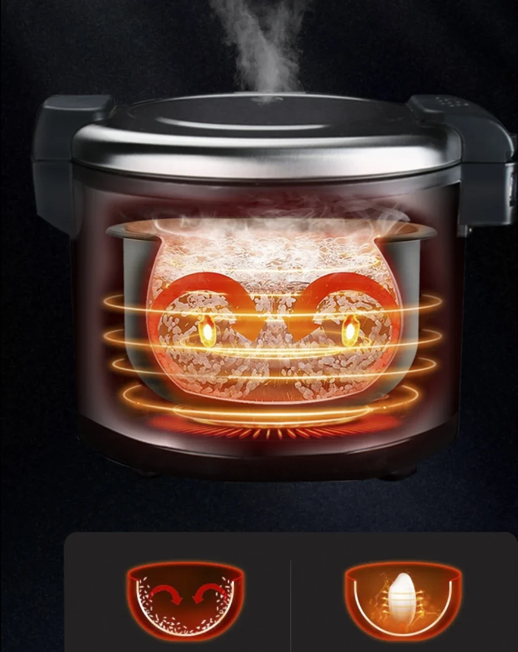 YYHC-Multi functional cooking family restaurant hotel kitchen appliances intelligent rice cooker porridge soup kitchen machines