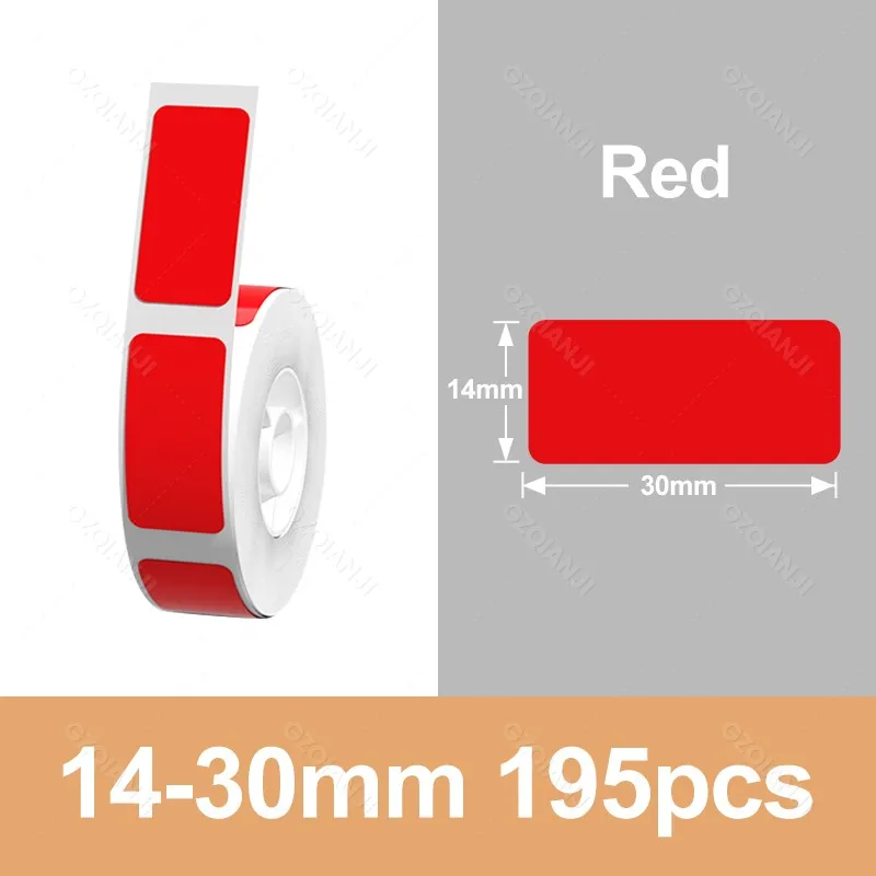 Waterproof Anti-Oil Label Printer Paper - Transparent Pure Color Thermal Stickers