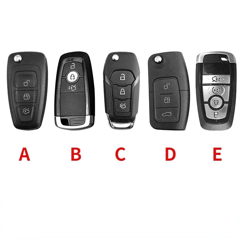 Key Case Key Case Cover Car Key Shell TPU Car Key Case Cover for Ford Fiesta Focus Ecosport etc.