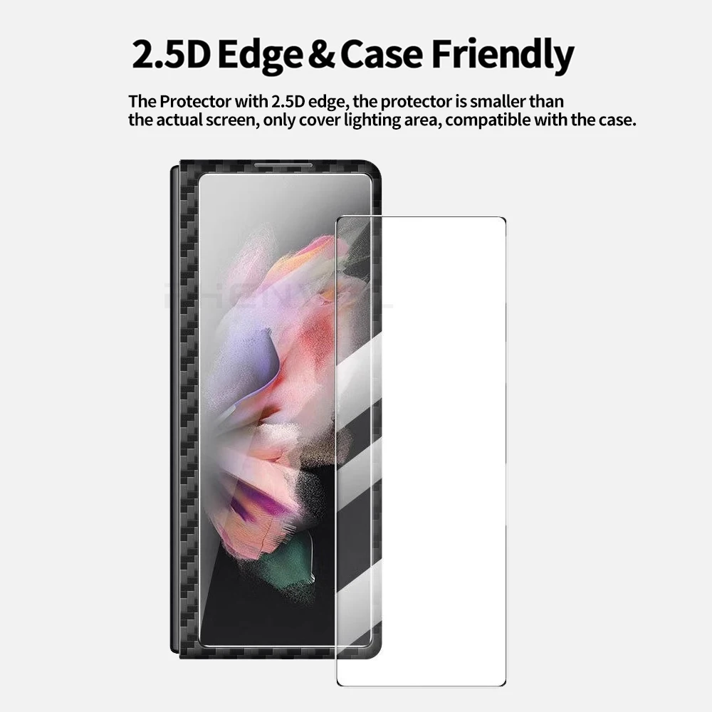 4 قطعة HD واقي شاشة مقسى لهاتف سامسونج جالاكسي Z F...