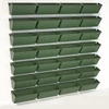 1pc Home Garden Plant Pot DIY Wall Flower Pot Container Wall Hanging Vertical Green Plastic Planting Box 6