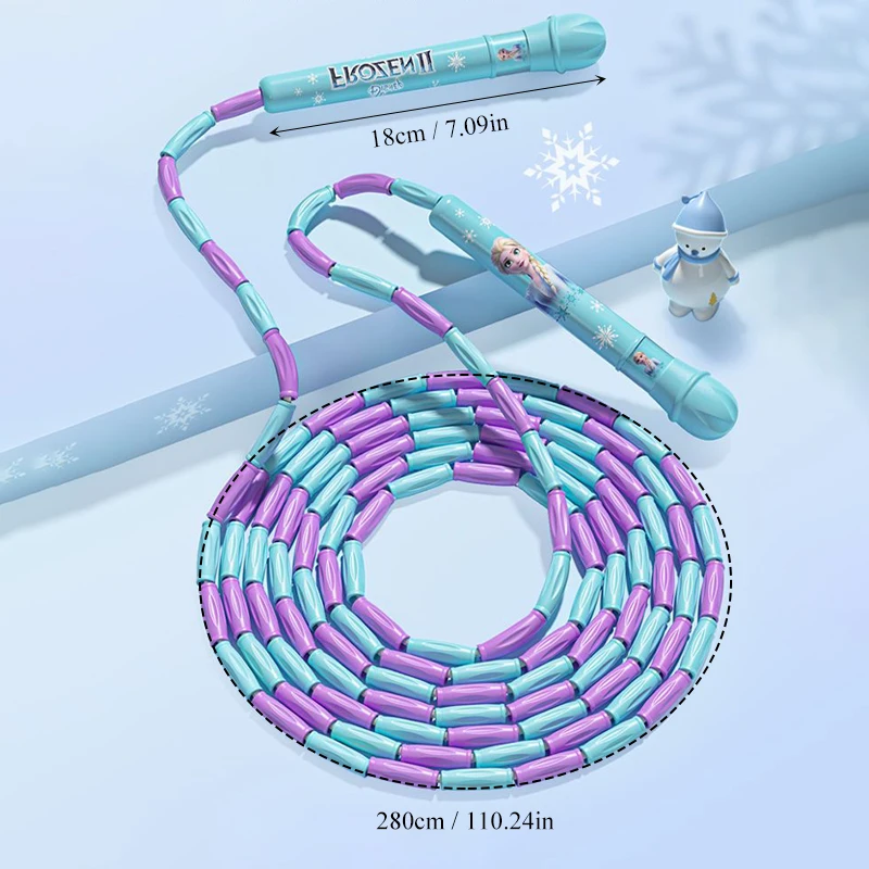 Miniso Disney Frozen 280CM Sport Jump Rope Cartoon Cute Workout Equipment Kawaii Printing Children Portable Cardio Equipment