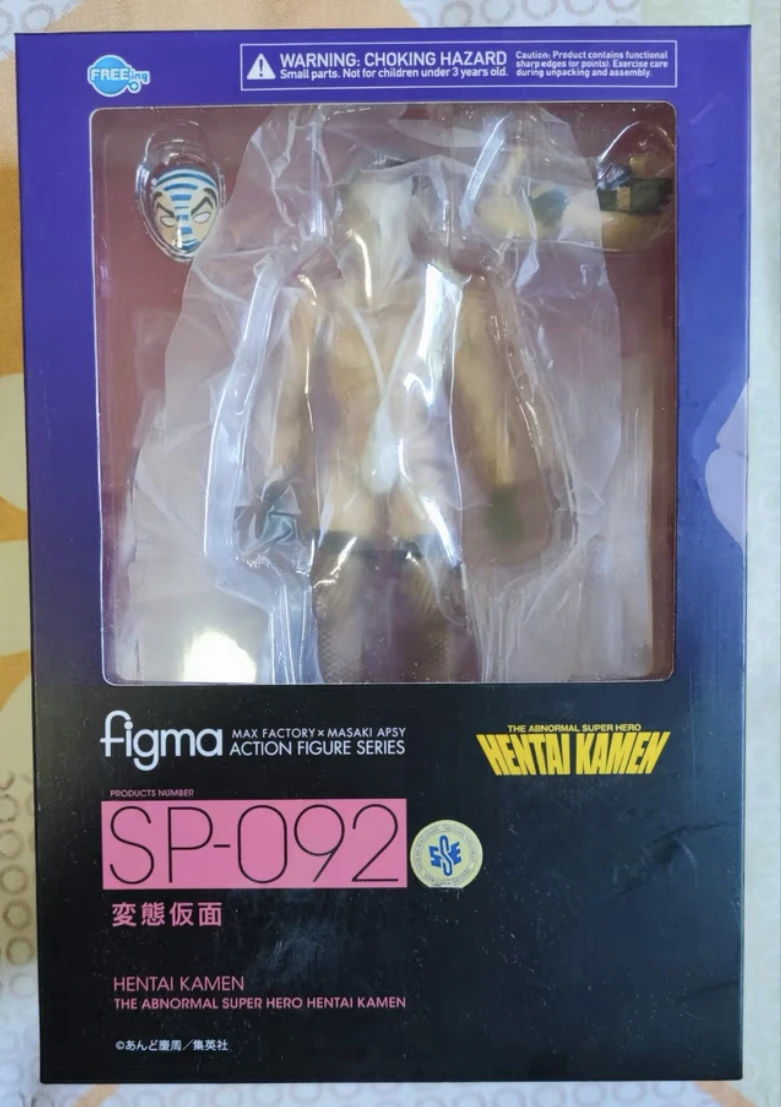 In Stock Original FREEing Figma SP 092 Hentai Kamen 16CM
