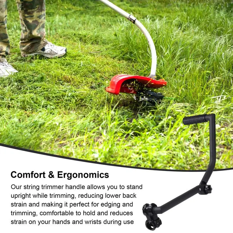 Lawn Trimmer Handle Grip Labor-saving Foldable Trimmer Handle With  Extension Lawn Care Accessories For Parks Streets Farms Court