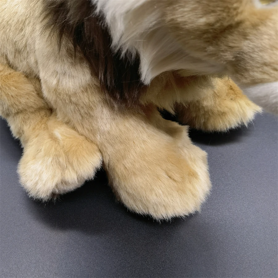 Realistic Lion High Fidelity Cute Plushie African Lion Plush Toys Lifelike Animals Simulation Stuffed Doll Toy Gifts For Kids 6