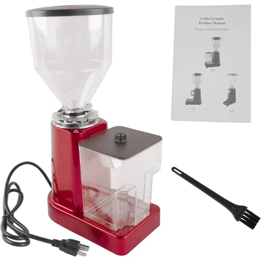 Electric Coffee Grinder with 19 Precise Grinding Settings for Home and Office Use 35oz Capacity Flat Burr Grinder with Adjustab