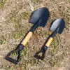 36/50.5cm Digging Shovel Manganese Steel Shovels Kids Trowel Waterproof Rustproof Garden Scoop for Outdoor Beach Camping 2