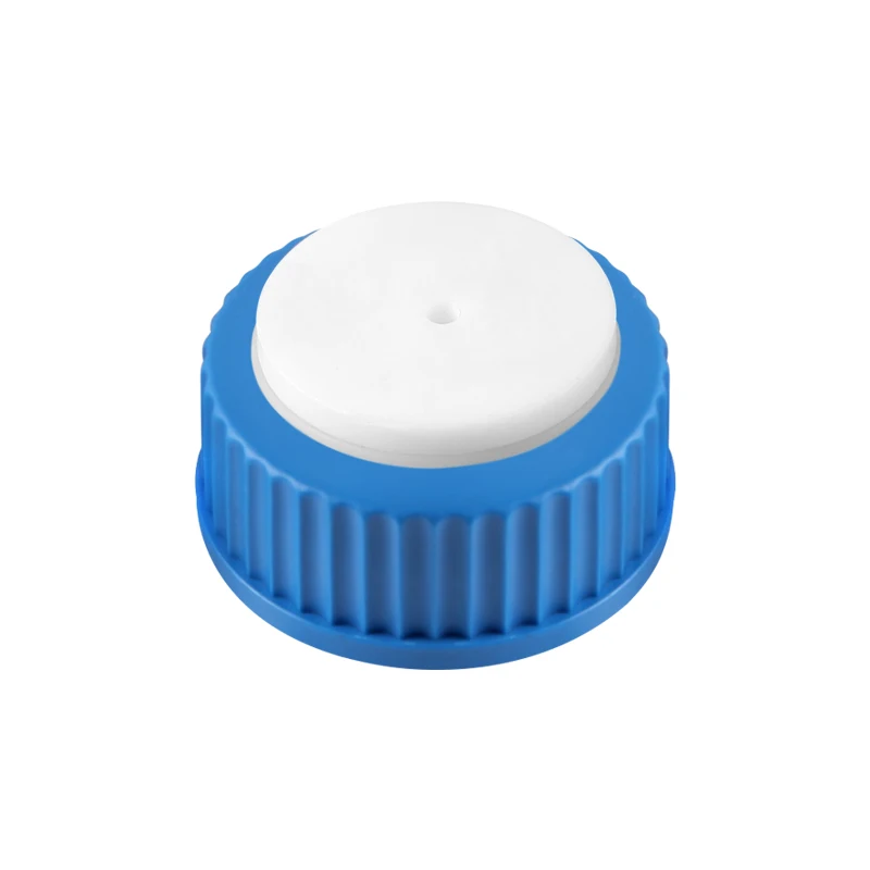 Mobile Phase Bottle Cap 1 Hole, 2 Holes, 3 Holes, 4 5 Holes with Thread GL45 Open Hole Cap Solid Matching Gasket