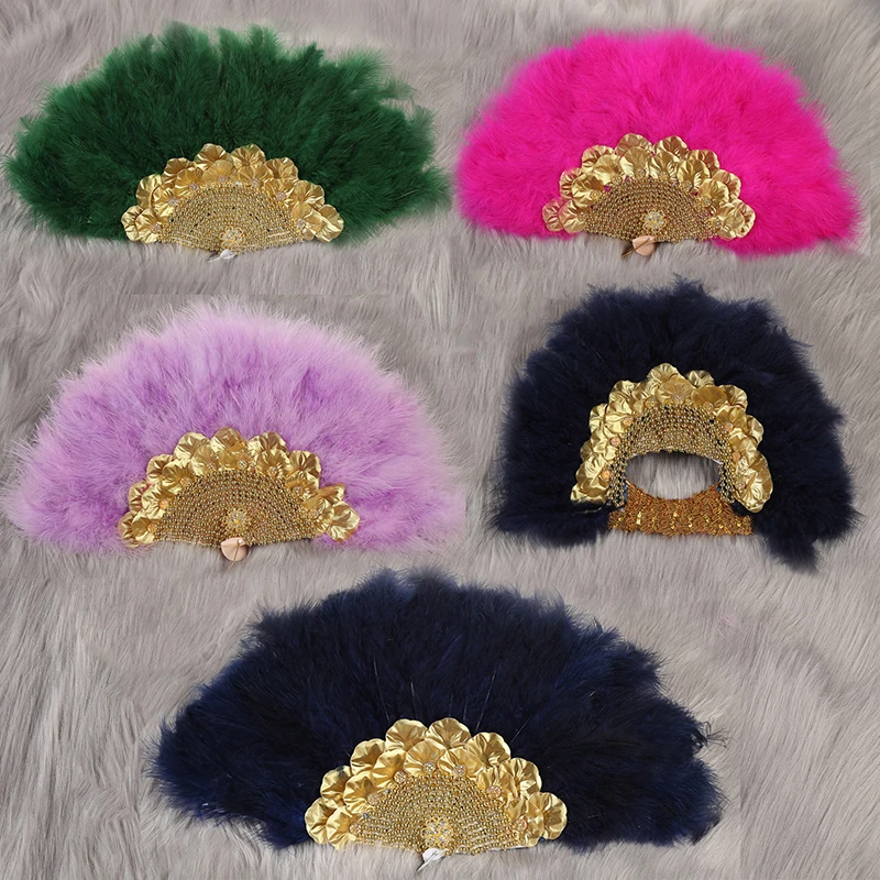 

Поклонники в китайском стиле с перьями, классический черный ручной поклонник, Лолита, аксессуары для свадебных танцев, аксессуары для косплея, домашний декор