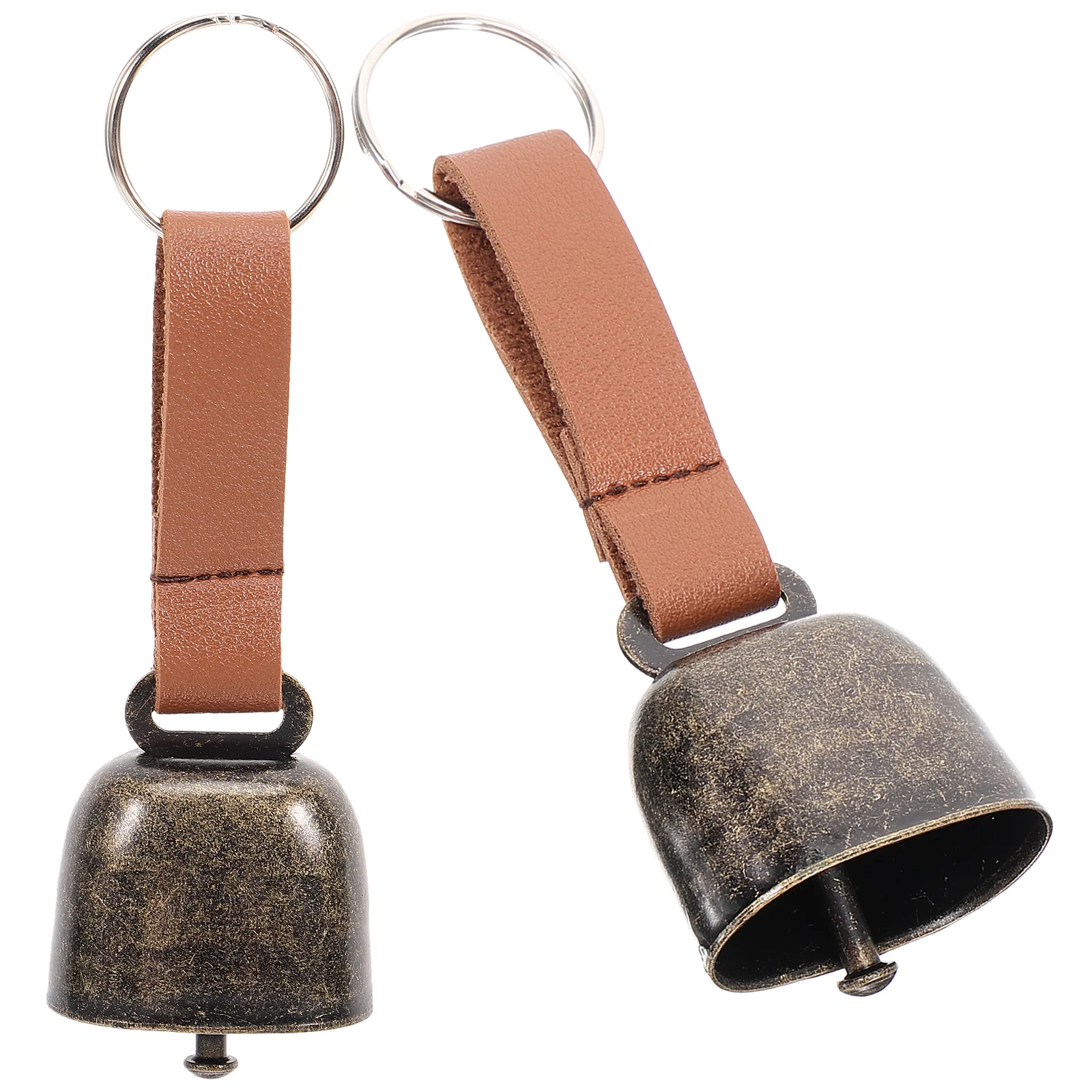 

2 Pcs Bear Repelling Bell Traveling Hanging Loud Metal Bells for Cattle Hiking Outdoor Climbing