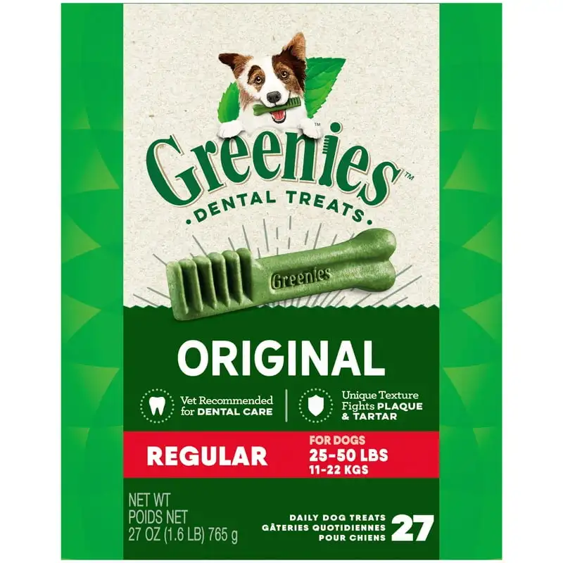 

Flavor Regular Size Dental Chews Treats for Dogs, 27 oz. pack (27 Chews) Dig tooth brush Finger toothbrush cat Accesorios para p