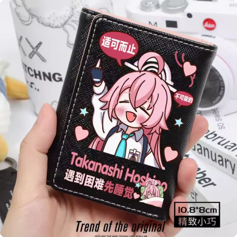 Anime Blue Archive Fashion Wallets PU Purse Card Holder Hasp Money Bag Cosplay Gift B212