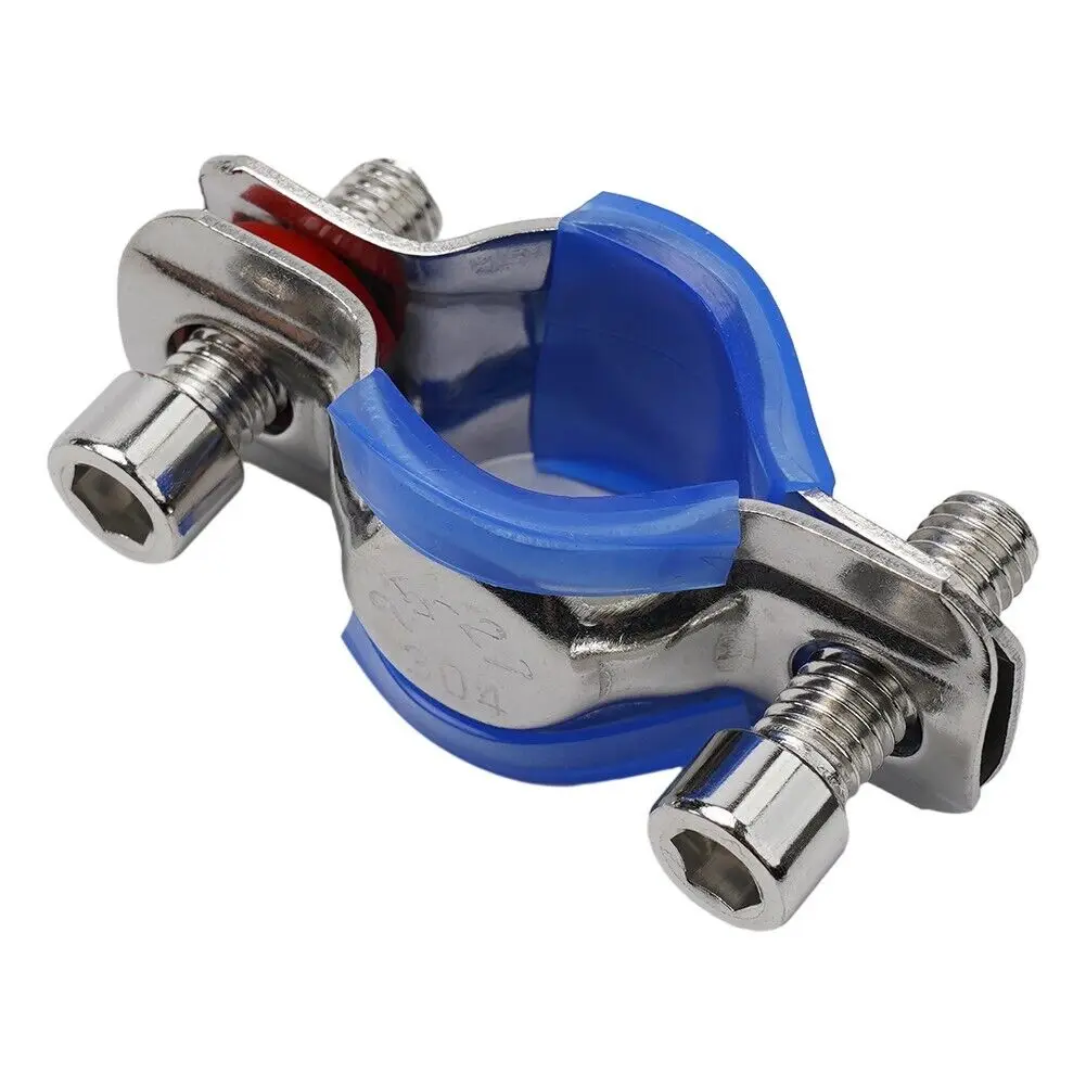 2 Pcs Protective Clip Office Chair Pipe Clamps Saver Stop Sinking Tool Adjustable Cushion Repair Kit Height Stainless Steel Fix