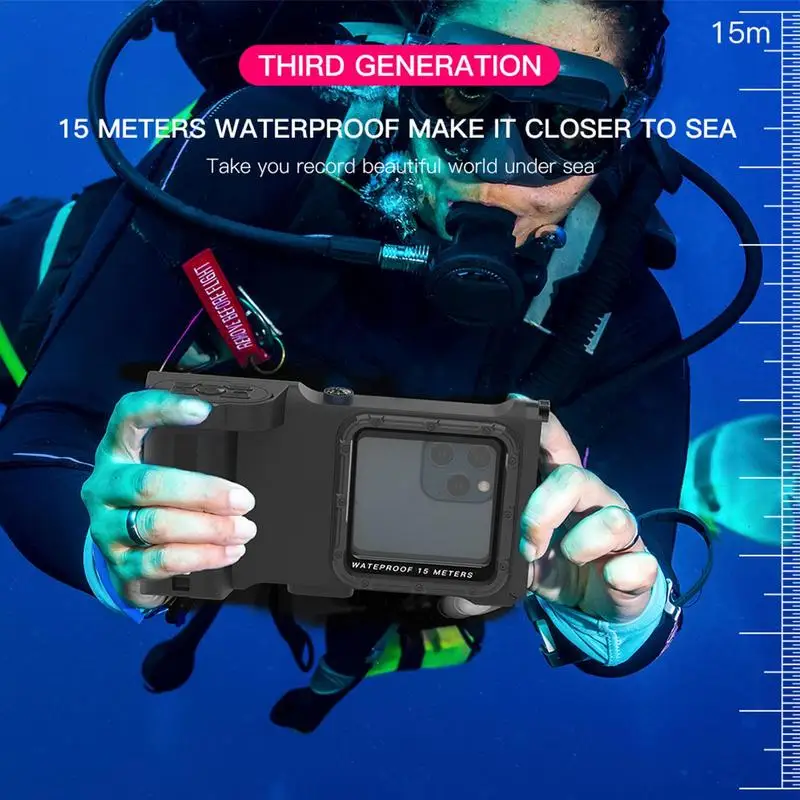 

Профессиональная Водонепроницаемая Крышка для подводного плавания, 15 м