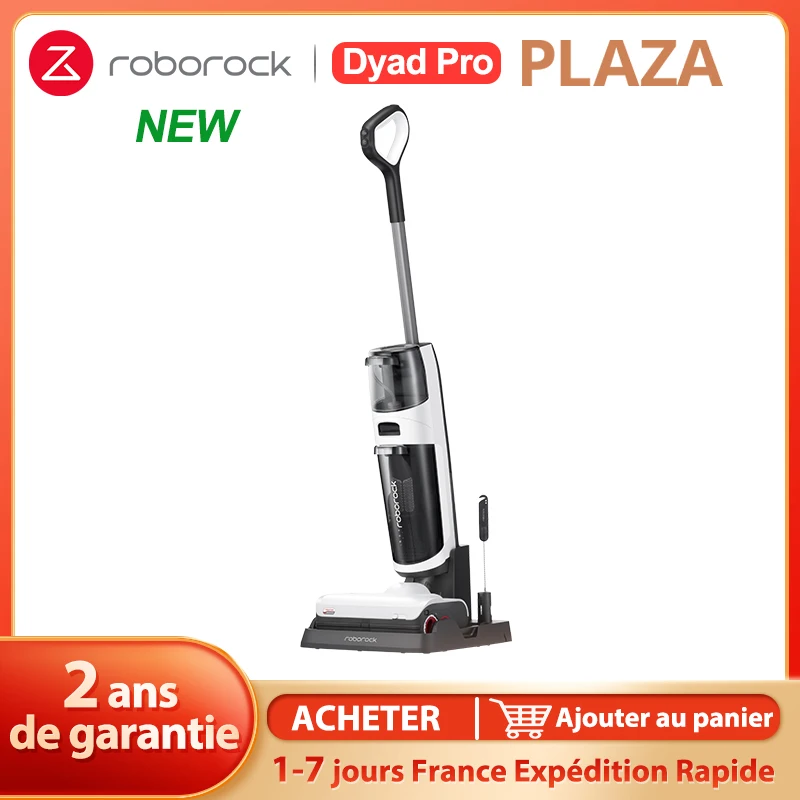 Roborock Dyad Pro Cordless Wet Dry Vacuum Cleaner Hot Air Drying Aut cleaning Smart APP Control